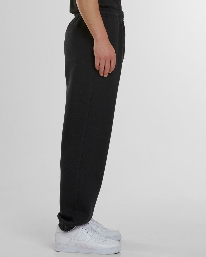 FLYNOFF Black Solid Loose Fit Jogger - Image 3